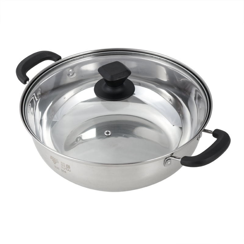 YUTAI 28-32CM 304 stainless steel hot pot cookware pot 2