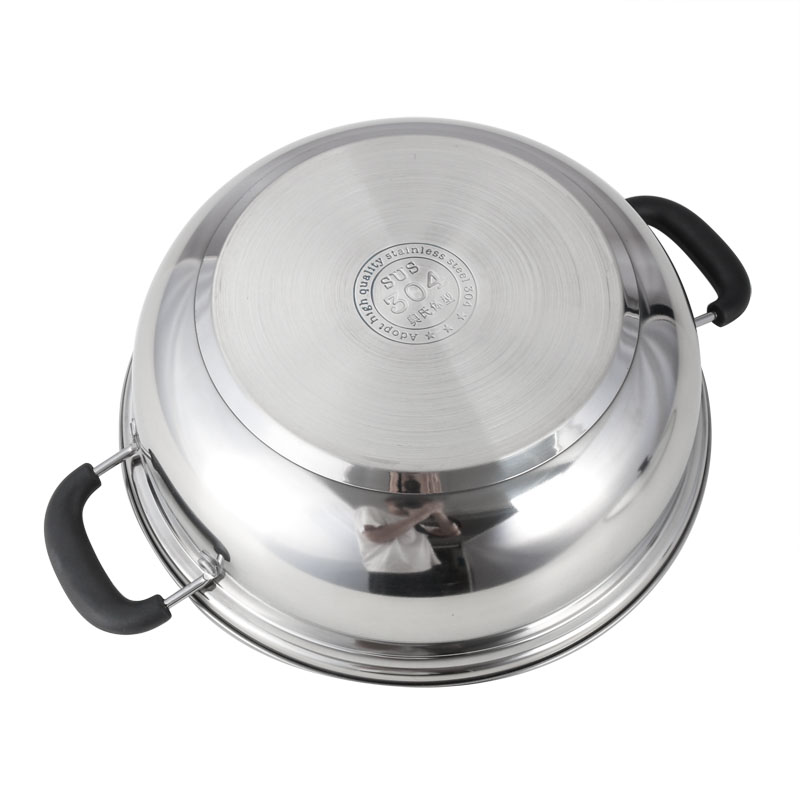 YUTAI 28-32CM 304 stainless steel hot pot cookware pot 3
