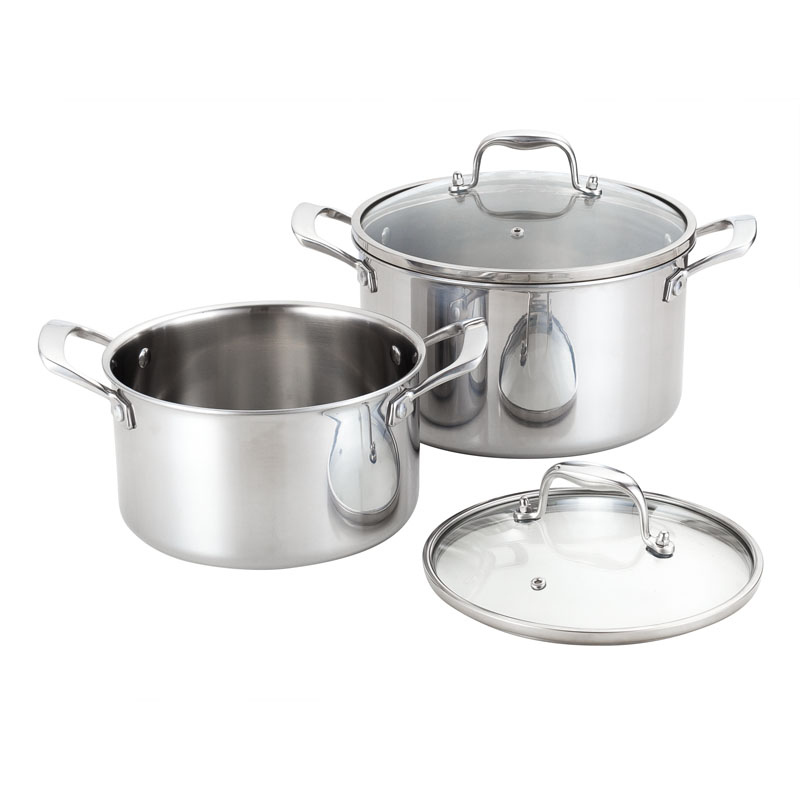 YUTAI 304 Composite Steel Stainless Steel Soup Pot 20-24CM Kitchenware  4