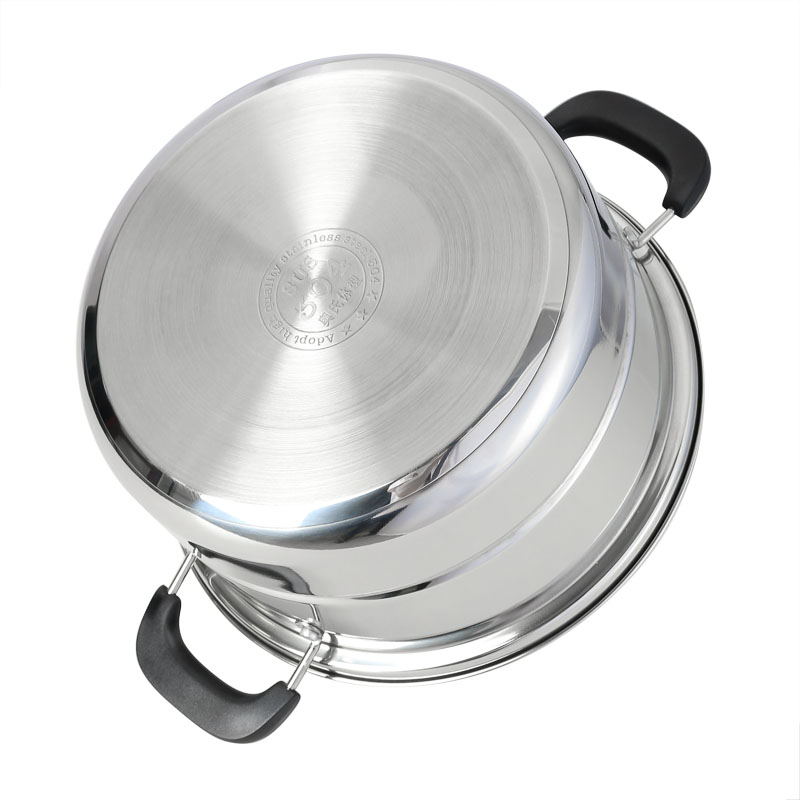 YUTAI anti-scalding handle two-layer steamer kitchen pot 3