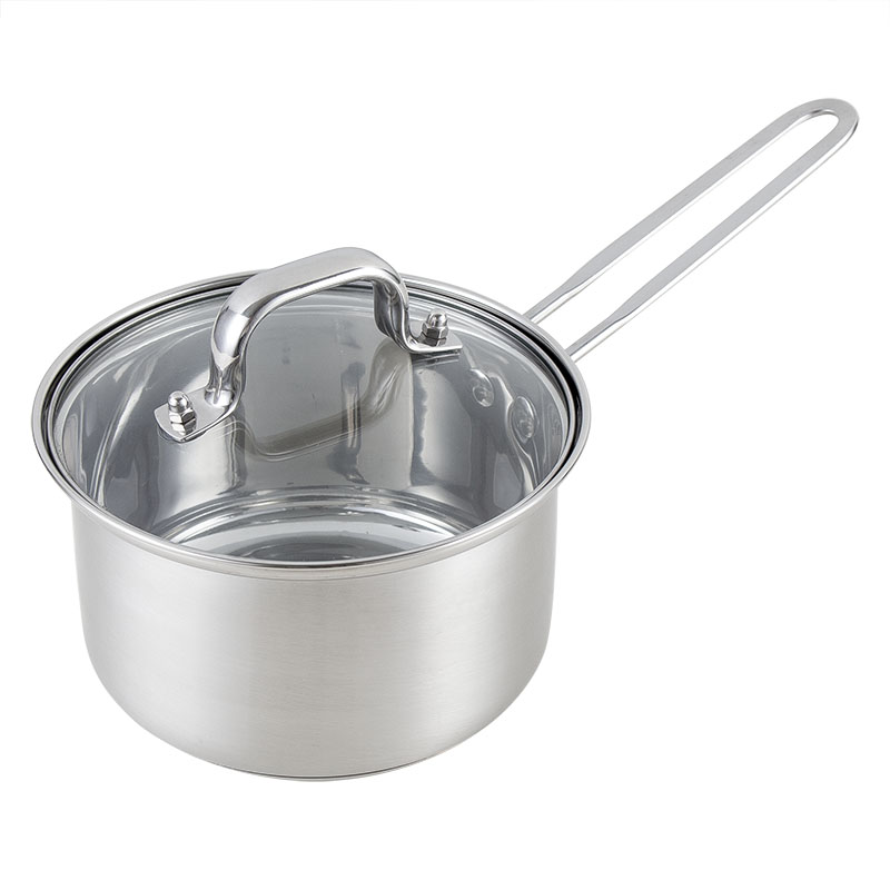 Yutai 1810 stainless steel 1.5 qt. saucepan with lid,China cookware factory 2